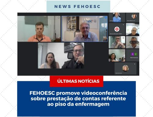 FEHOESC promove videoconferência sobre prestação de contas referente ao piso da enfermagem