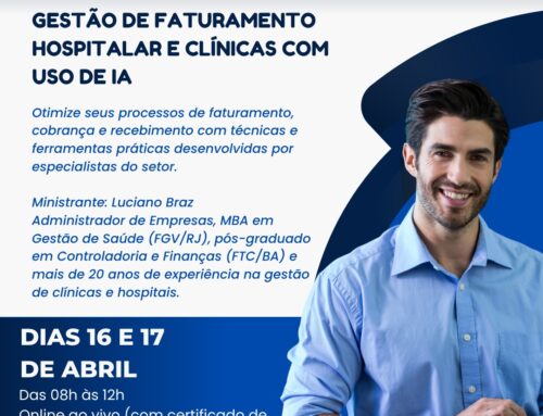Inscrições abertas para curso de gestão de faturamento com uso de Inteligência Artificial