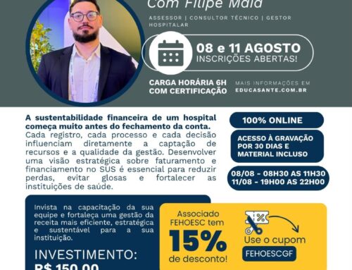 Curso Receita Hospitalar: Gestão de Faturamento e Financiamento SUS.